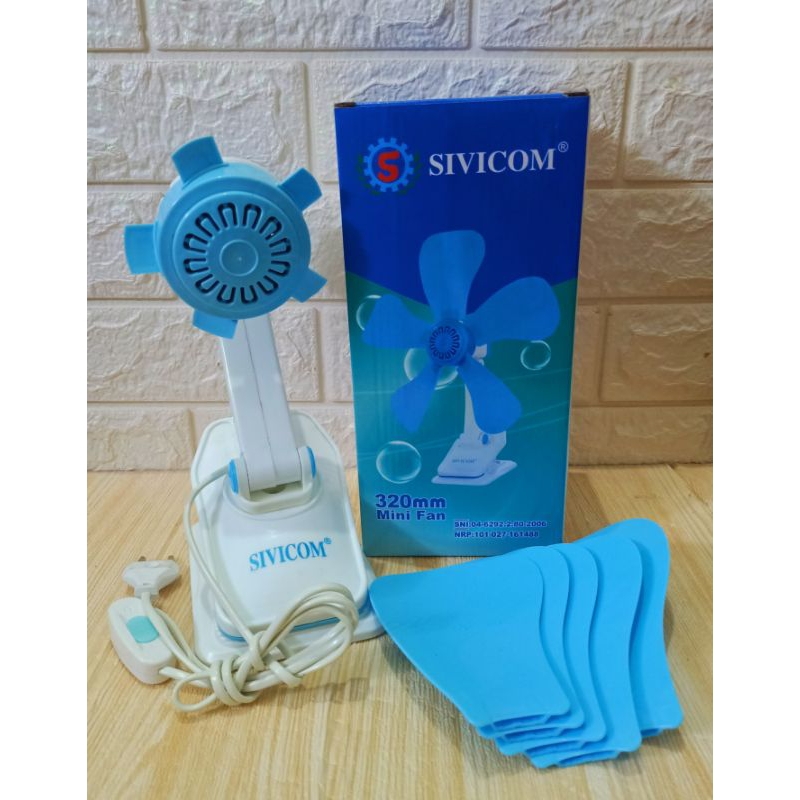 Kipas Angin Mini Jepit SIVICOM 320mm