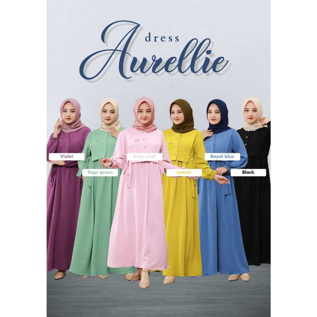 GAMIS/DRESS AURELLIE LINALIVIA HIJAB/GALLERY AMINAH