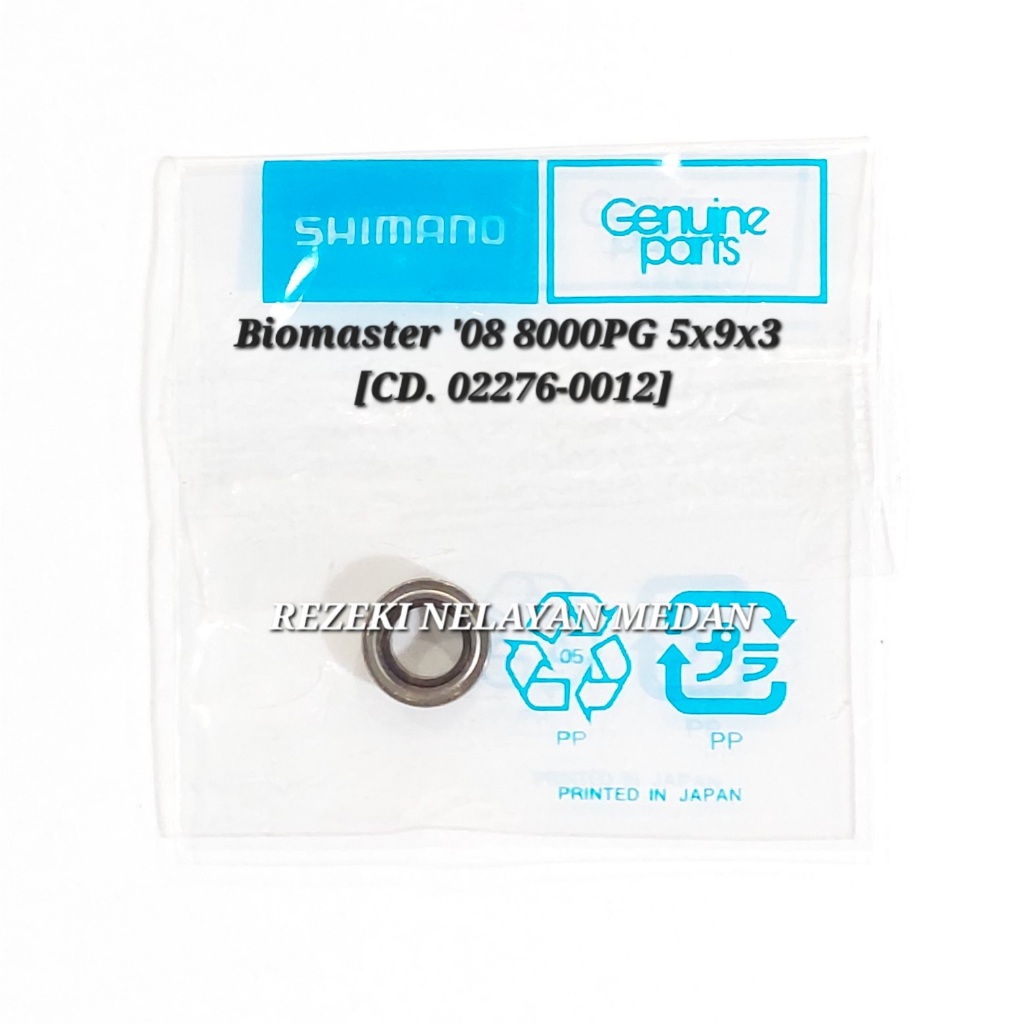 SPAREPART REEL SHIMANO BIOMASTER `08 8000PG BALL BEARING CD. 02276-0012 [5x9x3]