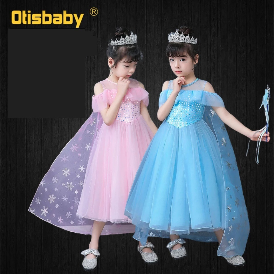 GRATIS AKSESORIS | baju anak princess perempuan | gaun anak perempuan | baju frozen anak perempuan |