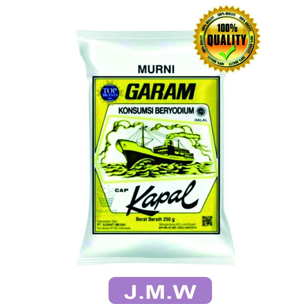 

Garam Dapur cap Kapal / Uyah 250 g /Garam Cap Kapal 500 gram