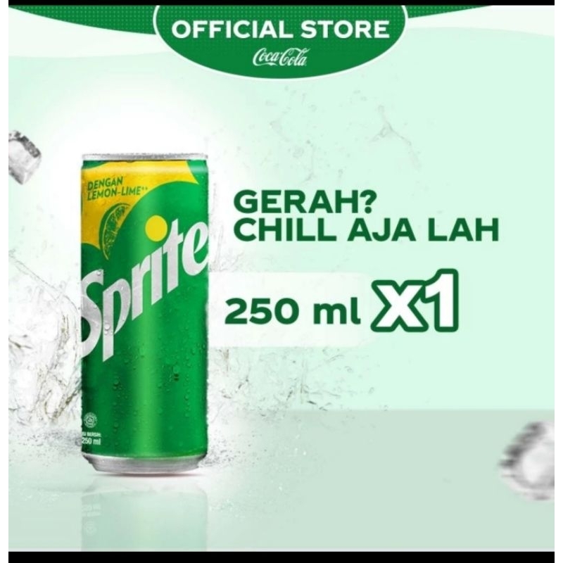 

minuman soda sprite dengan lemon lime x1