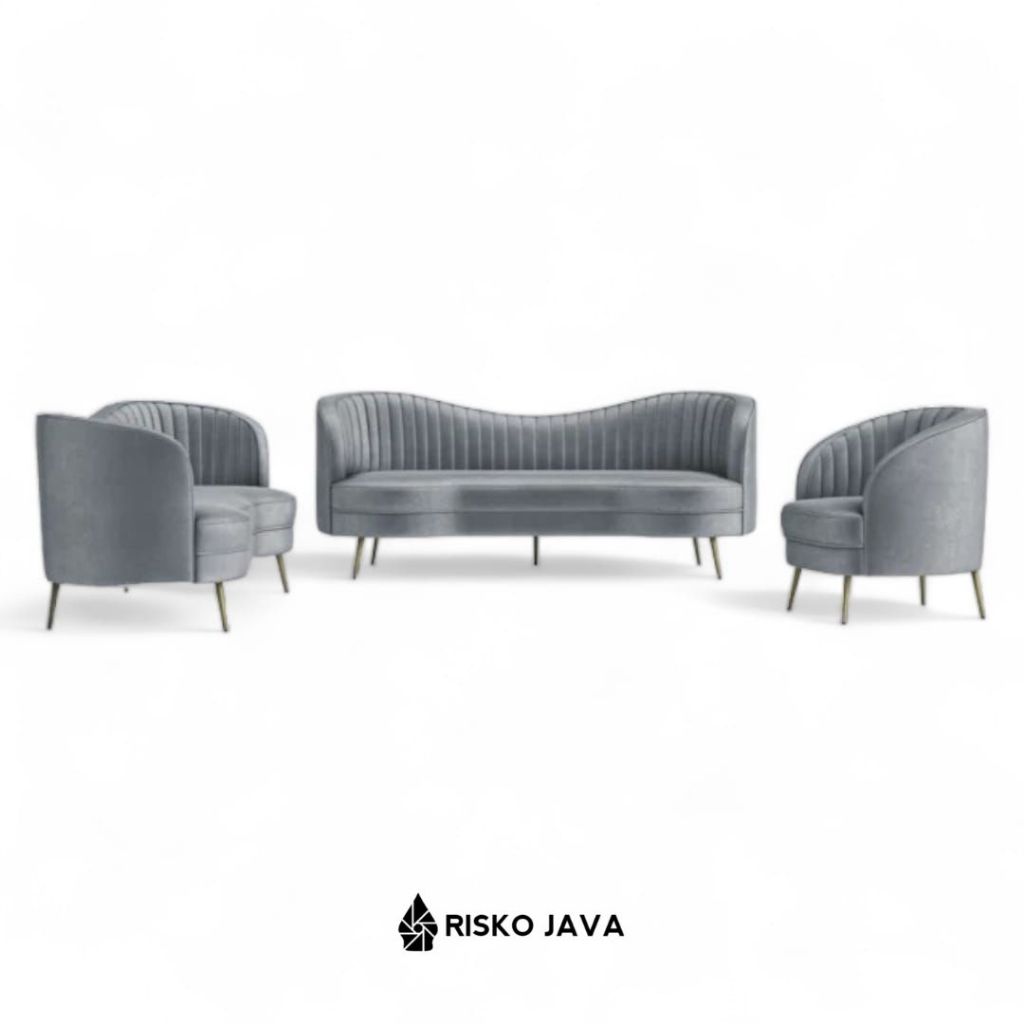 Set Sofa Ruang Tamu / Set Sofa Shabby Minimalis Retro / Sofa Shabby Seater 3 2 1 / Set Kursi Sofa Ta