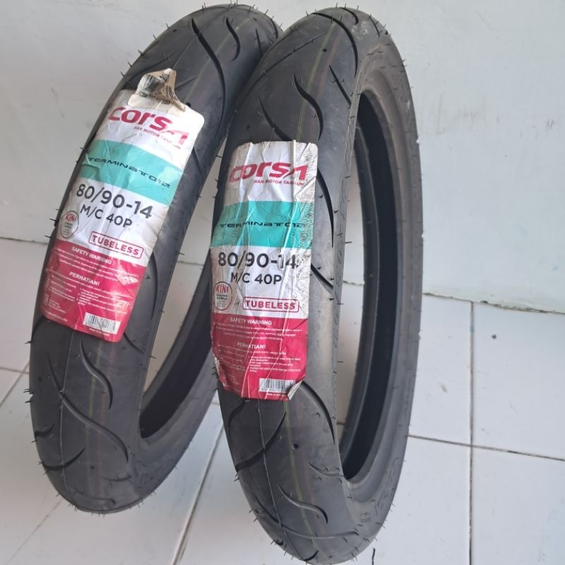Ban luar matic corsa 80/90-14 Tubeless