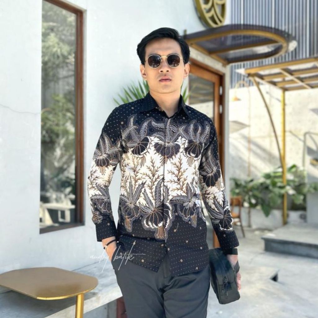 Audry Batik - Kemeja Pria - Batik Kerja Modern Bahan Katun Premium