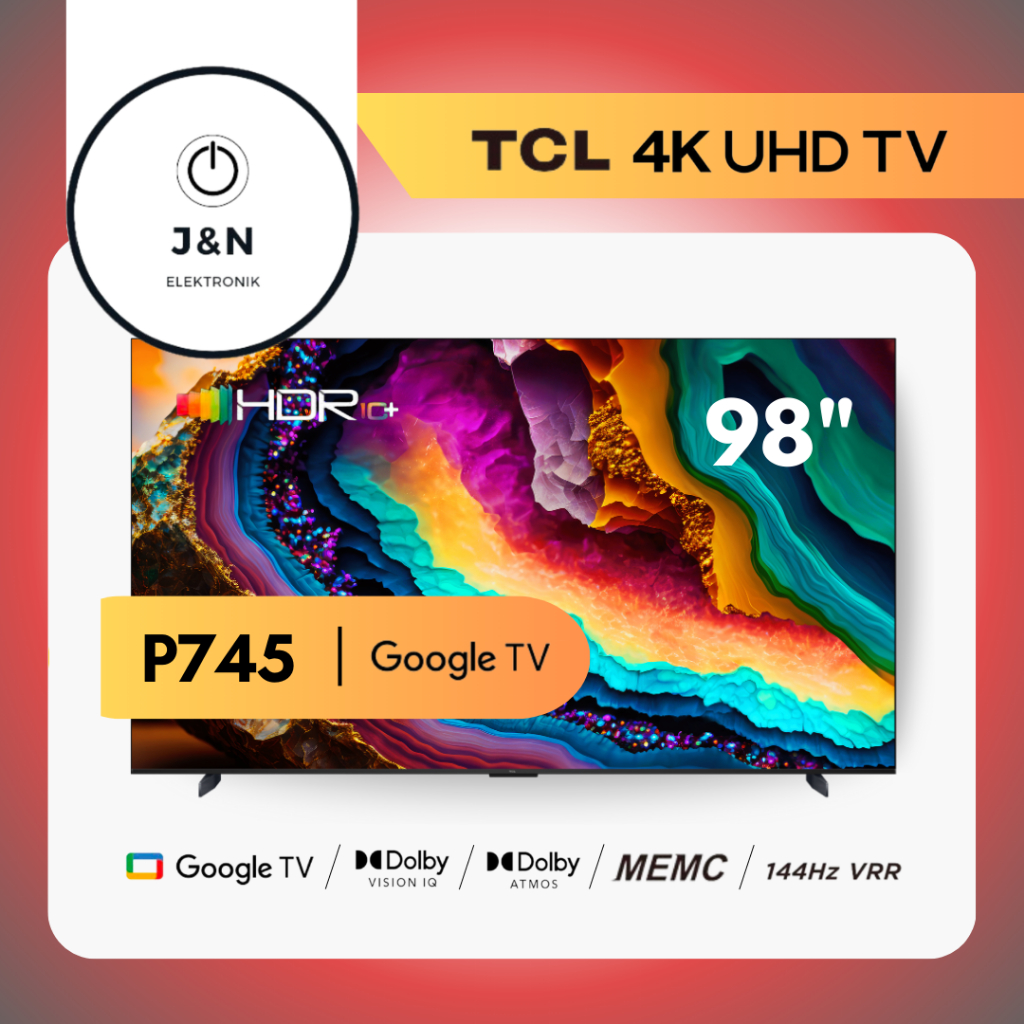 TCL LED 98 INCH - 98P745 - 4K UHD TV