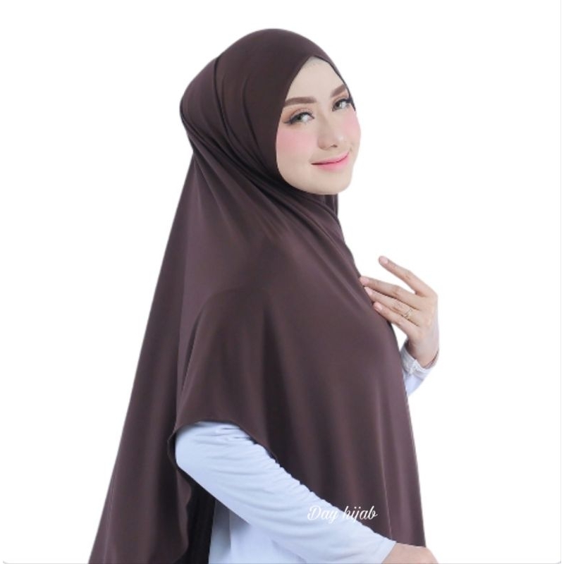 𝐃𝐌𝐅 - HIJAB PASHMINA OVAL JERSEY PREMIUM JUMBO 200CM / PASHMINA JERSEY JUMBO 200CM