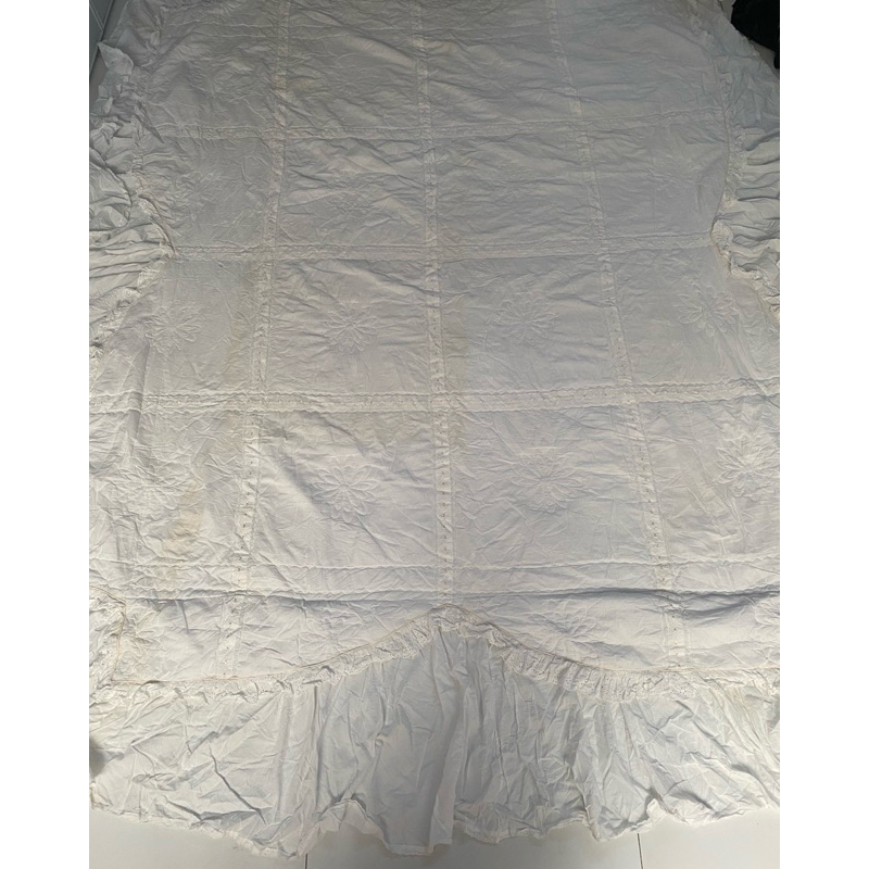 Sprei Coquette White Aesthetic size 160 x 200 only ( Rare item )
