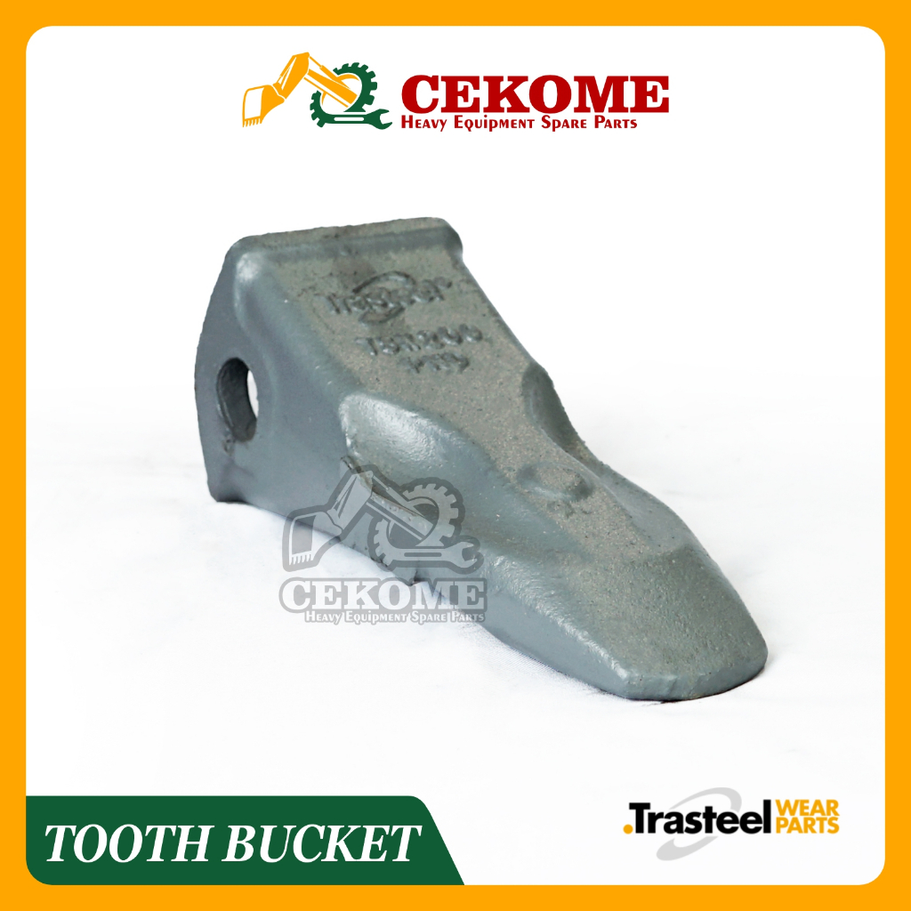 Kuku Bucket Excavator Komatsu PC200 Trasteel Tooth Bucket Tipe Rock Chisel