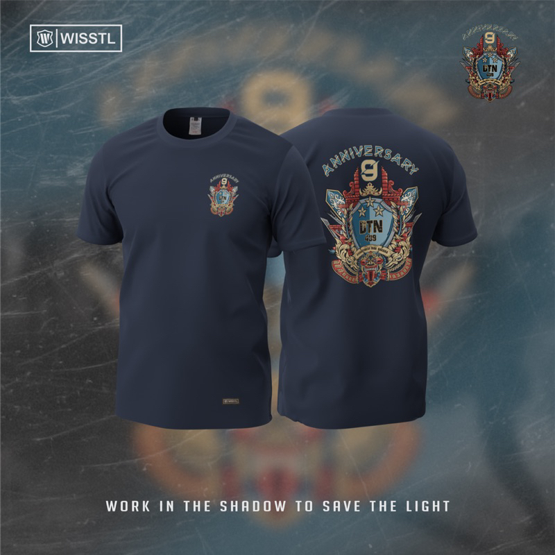 T-SHIRT: DTN439 ANNIV 9 TH (NAVY)