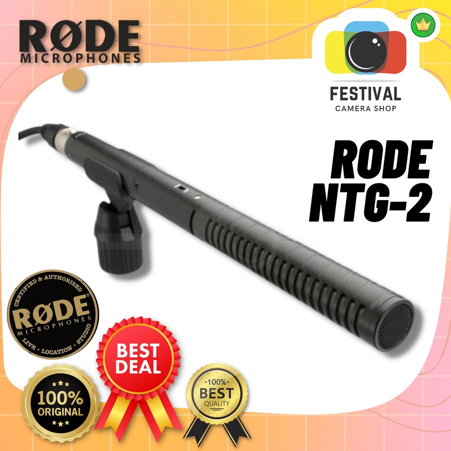 Rode NTG2 NTG 2 Shotgun Microphone Profesional