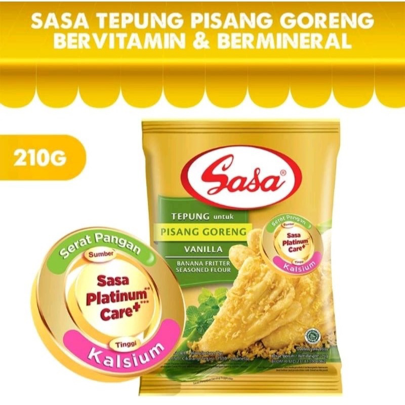 

Tepung Pisang Goreng Sasa 210 Gram