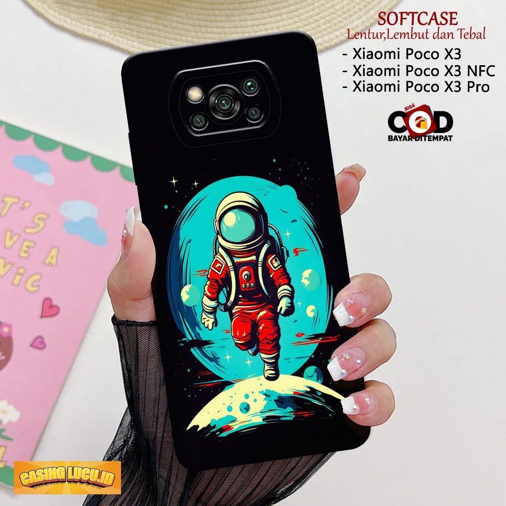Casing Hp Xiaomi Poco X3 / X3 NFC / X3 Pro - Motif Case ASTRONOT - Case Xiaomi Poco X3 / X3 NFC / X3
