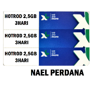 VOUCHER XL HOTROD 2,5GB 3HARI