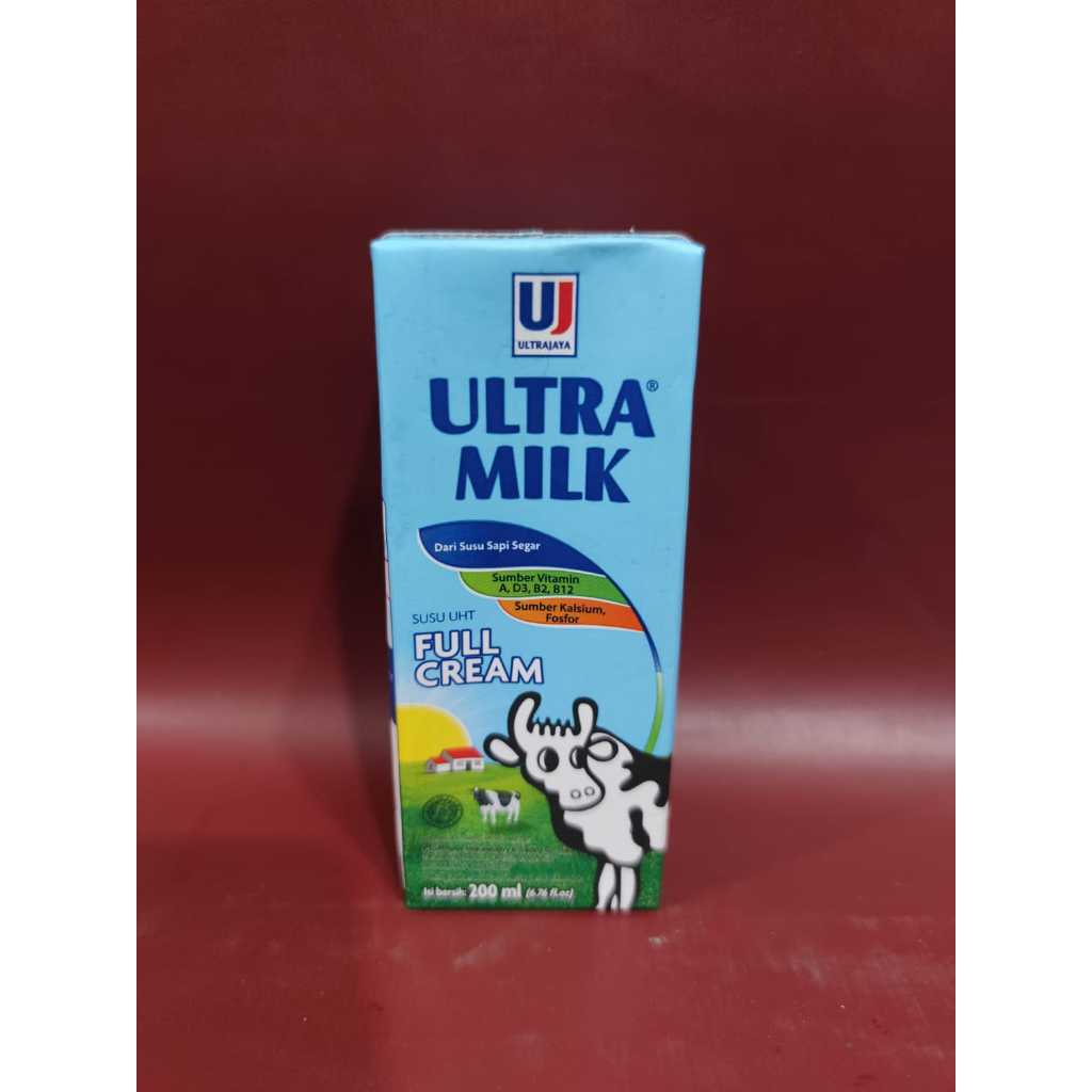 

Ultra Milk Susu UHT Rasa Full Cream 200ML