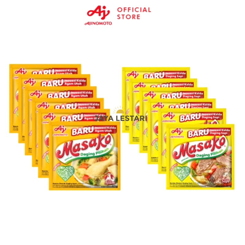 

Ajinomoto Masako Bumbu Kaldu (12 pcs/Renceng)