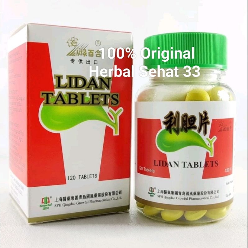 lidan tablet / Li dan tablet obat batu empedu original