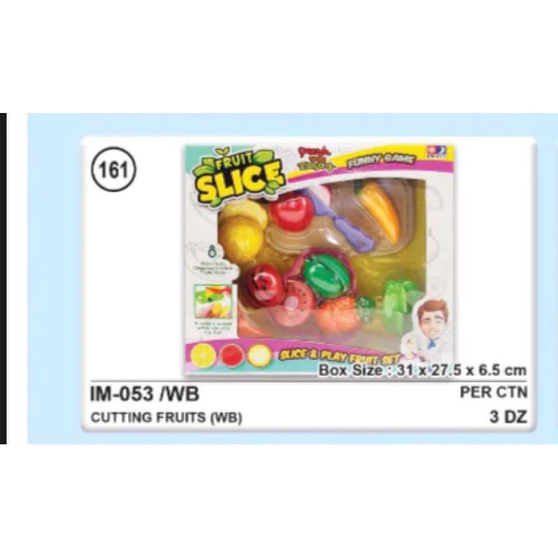 Mainan buah potong Fruit Slice fruit cutting IM053