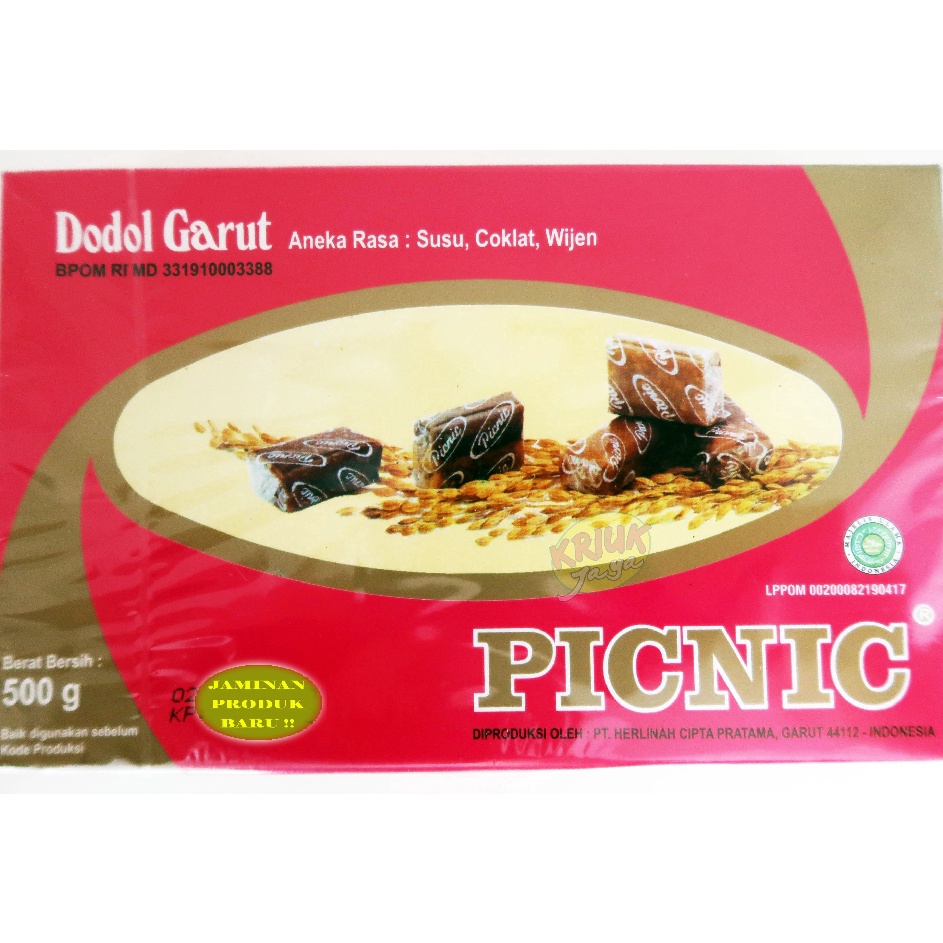 

XG34448 DODOL GARUT PICNIC ORIGINAL SPESIAL QUALITY 5 Gram