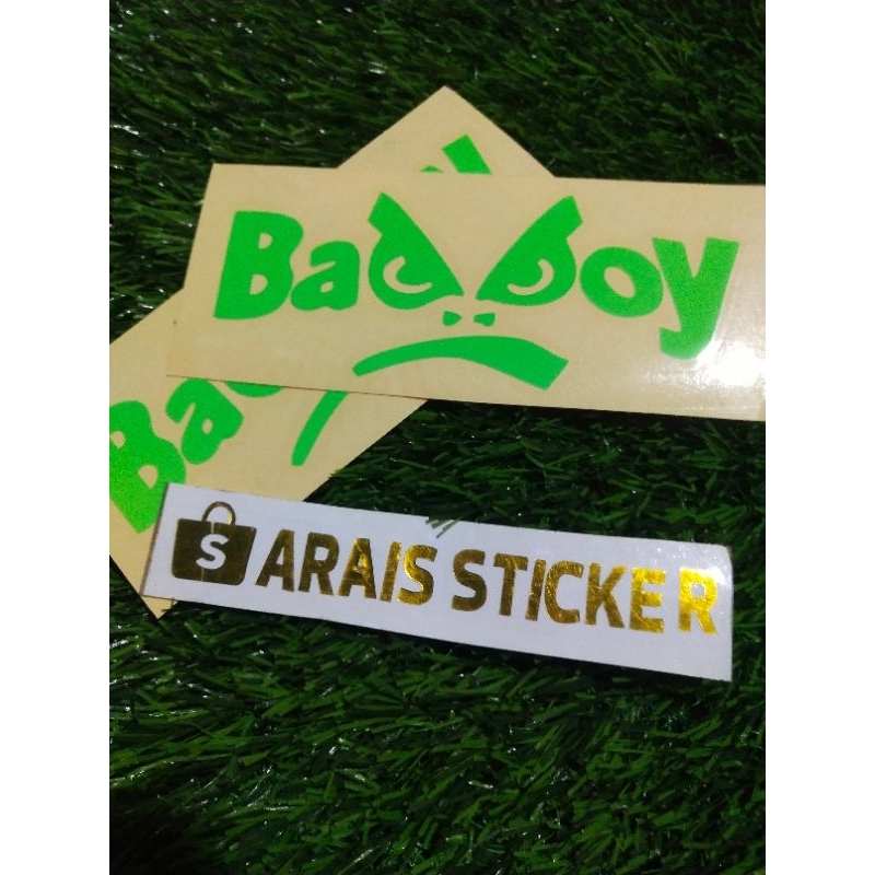 cutting sticker badboy - sticker timbul badboy