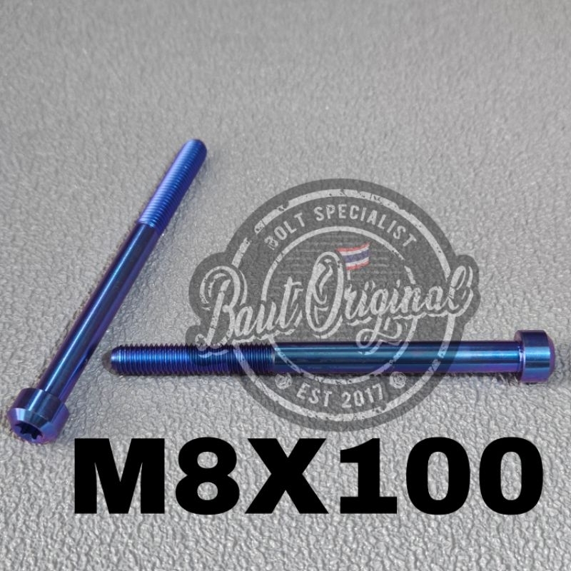 baut probolt  8x100 drat 12 panjang 10 cm small head