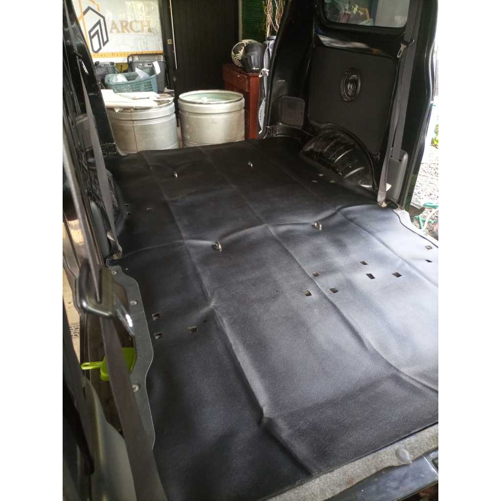karpet dasar peredam avanza 2004-2011 hitam+serat kain