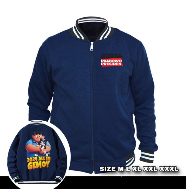 JAKET BASEBALL / FREE STICKER GEMOY / JAKET VARSITY PRABOWO GEMOY / JAKET BASEBALL PRABOWO GEMOY / J