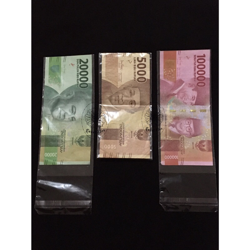 

Plastik Uang 7x15 / Plastik OPP / Plastik Uang Buket / Plastik Buket