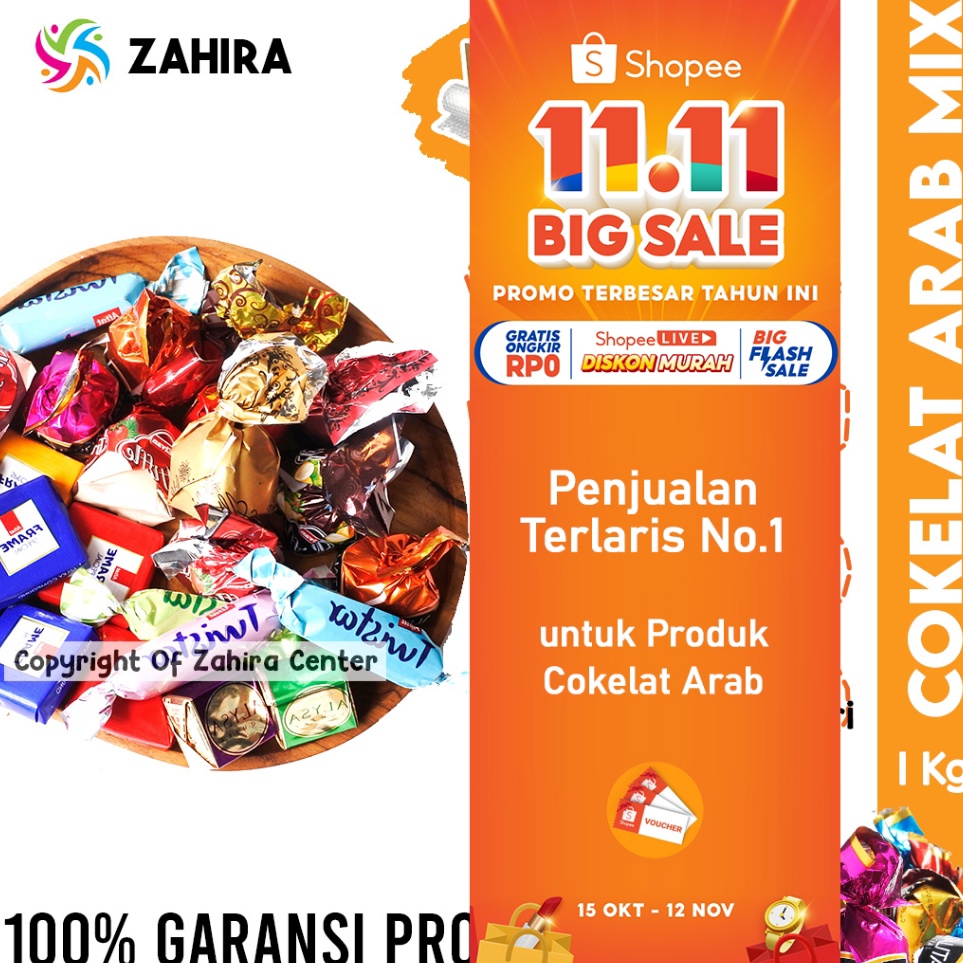 

uvSuper Promo COKELAT ARAB TURKI Premium 1Kg Pasti Fresh Cokelat Mix Untuk Camilan Mood Booster Dari Truffle Deluxe N37