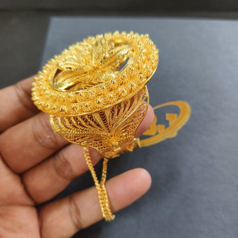 gelang sultan / gelang pesta / gelang perkawinan / gelang kendari / gelang  lapis emas jumbo / gelan