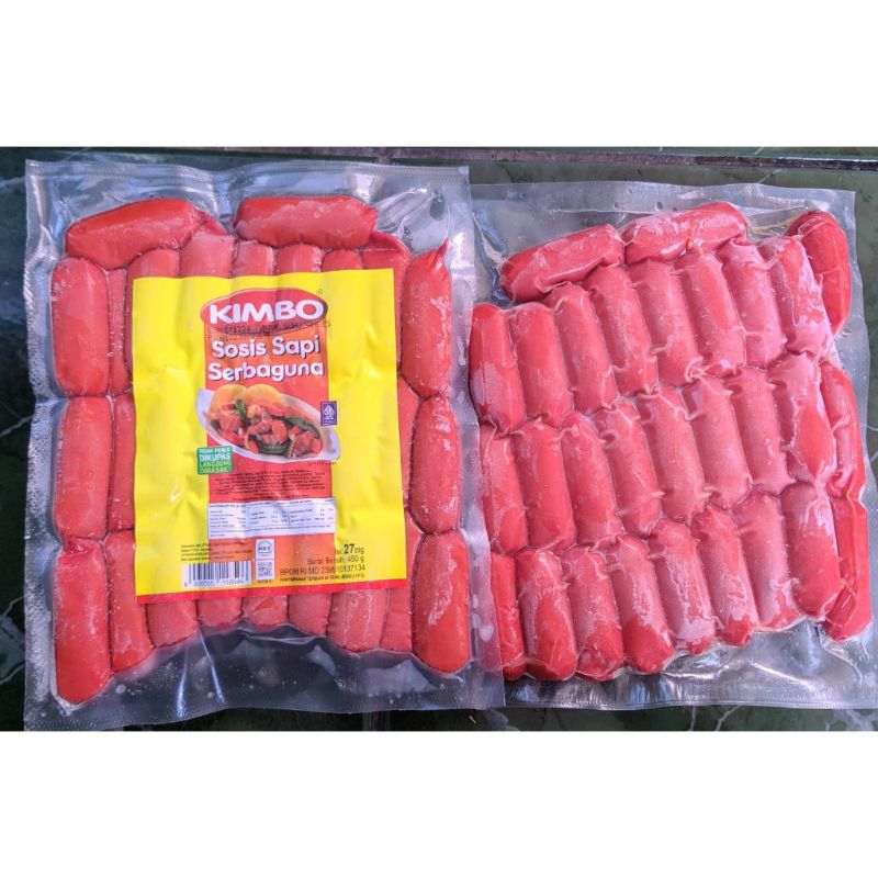 

Sosis Kimbo Cocktail 450 Gr Isi 27 Pcs Sosis Sapi Serbaguna