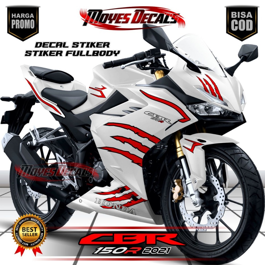 Decal Stiker Variasi CBR 150 R FulBody tahun 2021 - Stiker Hologram CBR List 3 Desain Bisa Costume