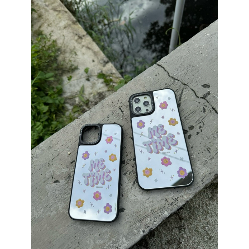 Casetify mirror case iphone motif belakang kaca