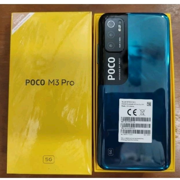 XIAOMI POCO M3 PRO 5G 4/64 SECOND MULUS FULLSET ACC LENGKAP ORIGINAL
