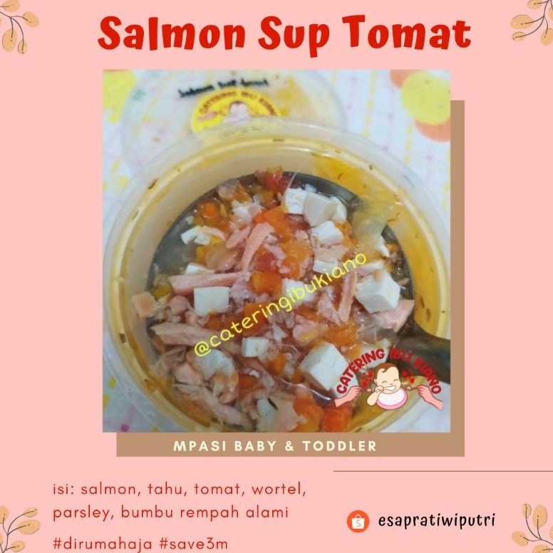 

SUPER DISKON Salmon Sup Tomat Catering MPASI Bayi FROZEN
