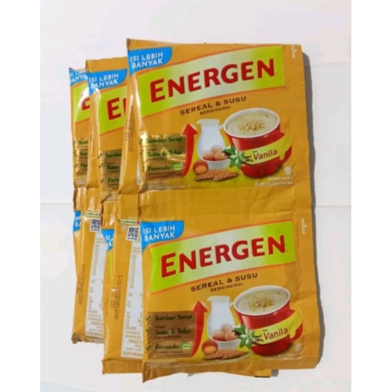 

Energen vanila 34 g RENCENG KEMASAN BARU (1Pcs)