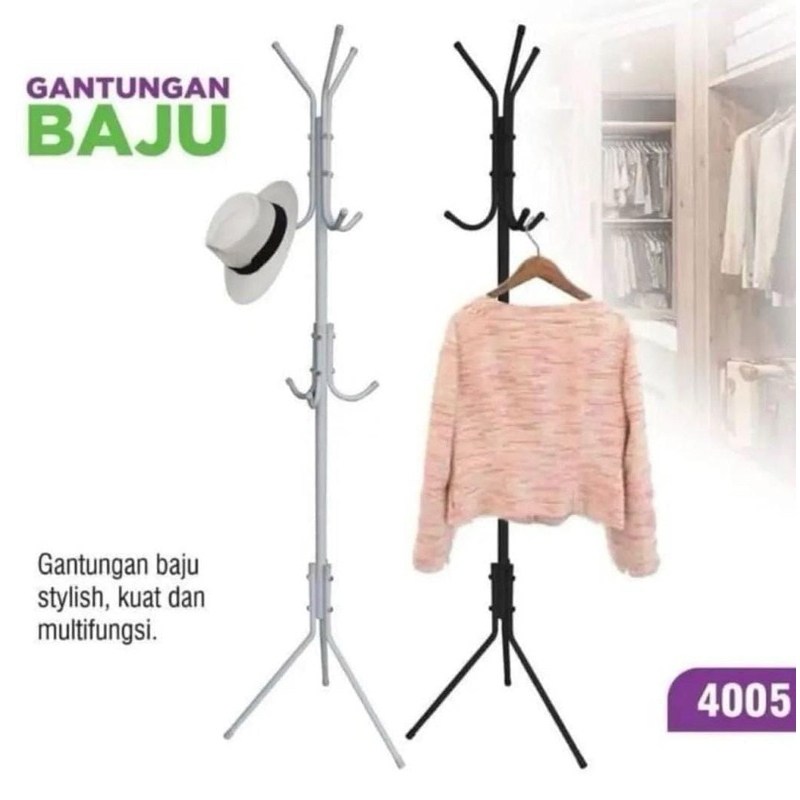 Standing topi Standing hanger Rak gantung topi