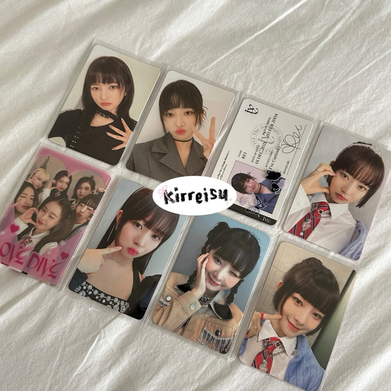 [READY STOCK] IVE REI photocard pc eleven love dive album id card