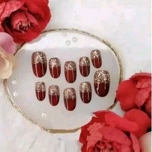Kuku palsu maroon Polos  A22