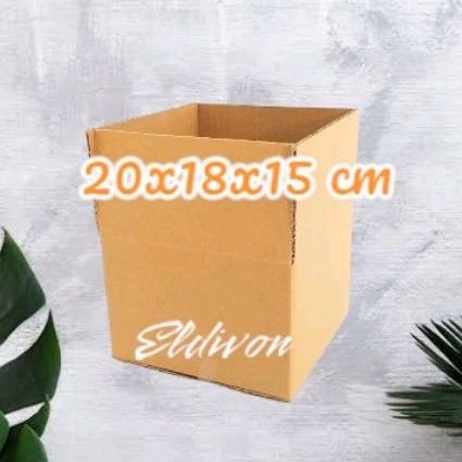 

box packing kecil 20x18x15 cm kardus packaging recycle