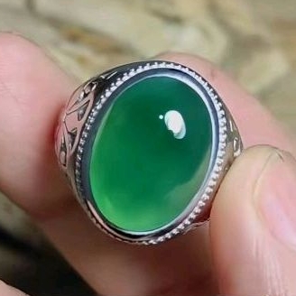 Cincin Titanium Hijau Garut