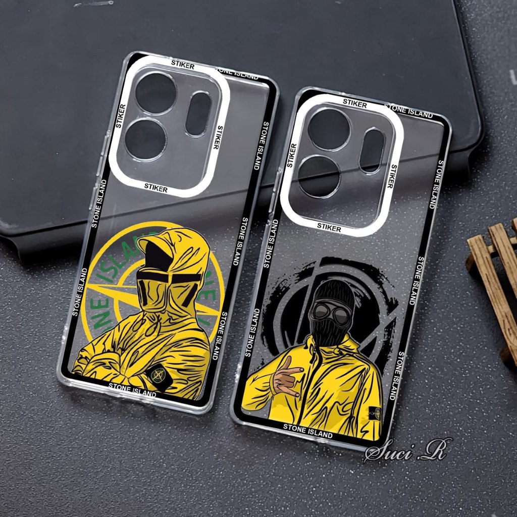 clear case bening untuk type infinixx zero 30 motif stone island ps-284