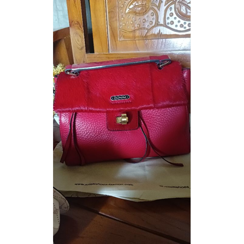preloved donini Roma merah like new