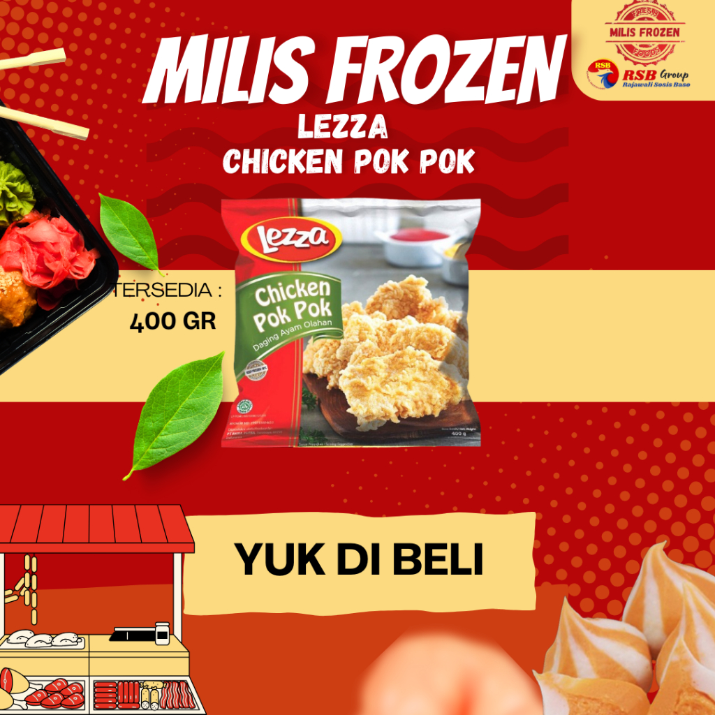 

LEZZA CHICKEN POK POK 400 GR