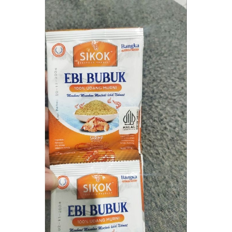 

Ebi Bubuk Sikok Khas Bangka Sachet