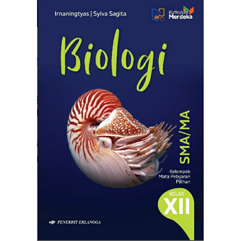 

Biologi Kelas XIII/12 SMA/MA Kurikulum Merdeka Penerbit Erlangga