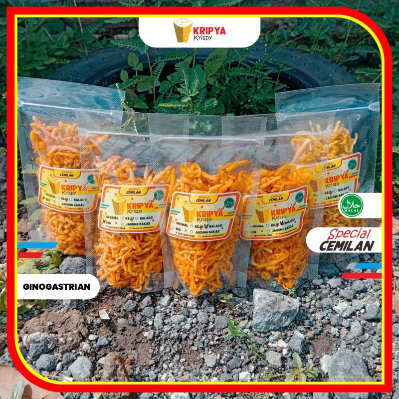 

Cemilan Crispy Kripya - Bikin Teman Nonton Tv - 75Gram - ORIGINALLL!!!