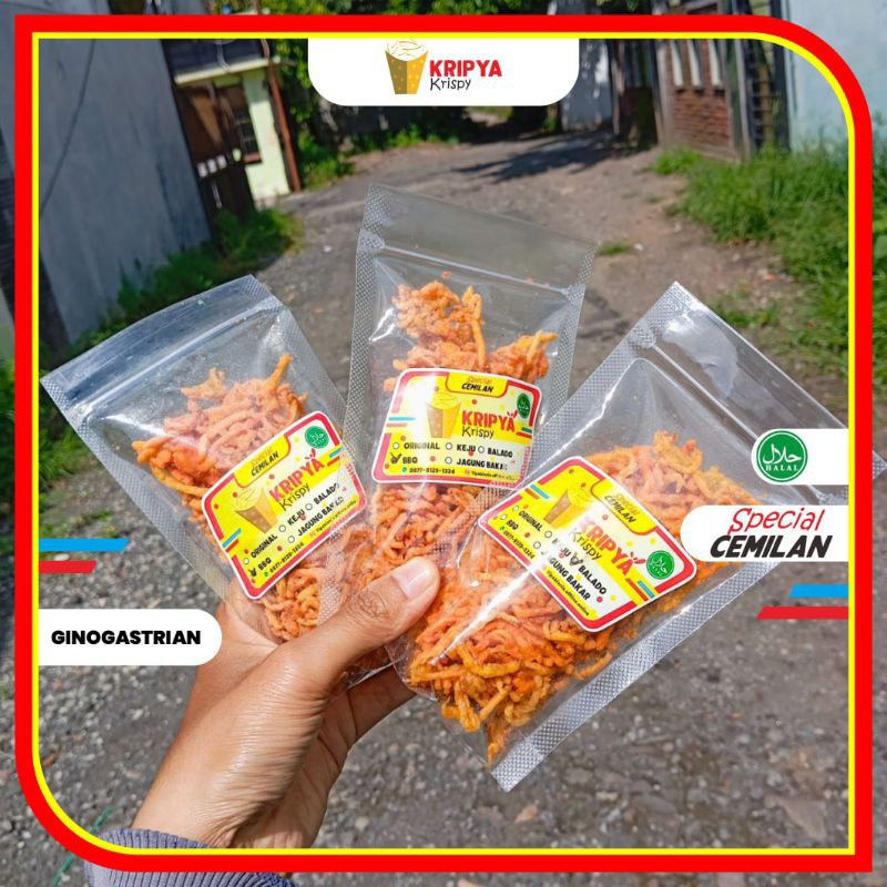 

Cemilan Krispay Crispy - Nemenin Semangat-Mu - 75Gram - ORIGINALLL!!!