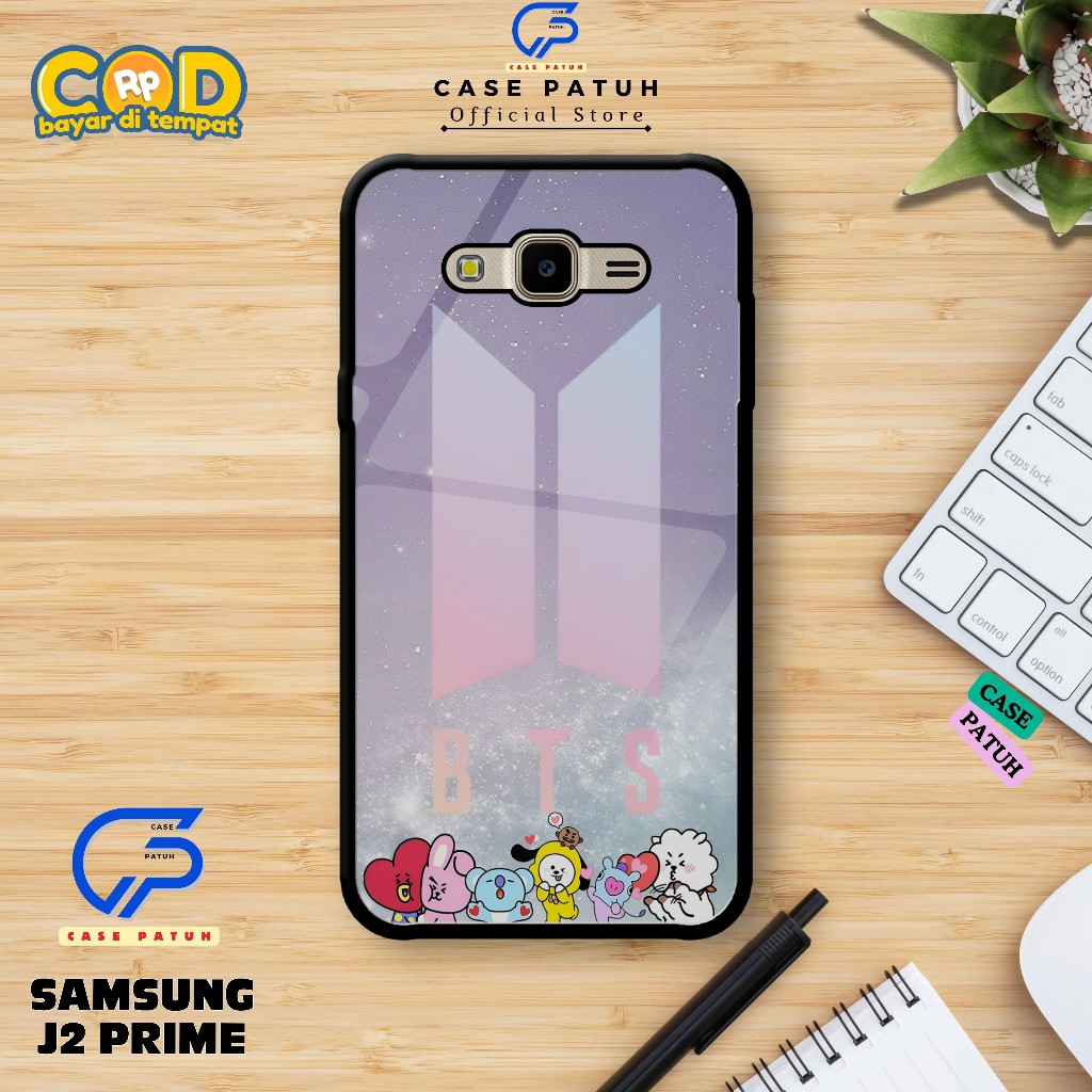 Case Patuh ( CP28 ) - Case SAMSUNG J2 PRIME Motif Kartun BT 21 - Silikon Case Samsung - Softcase Gla