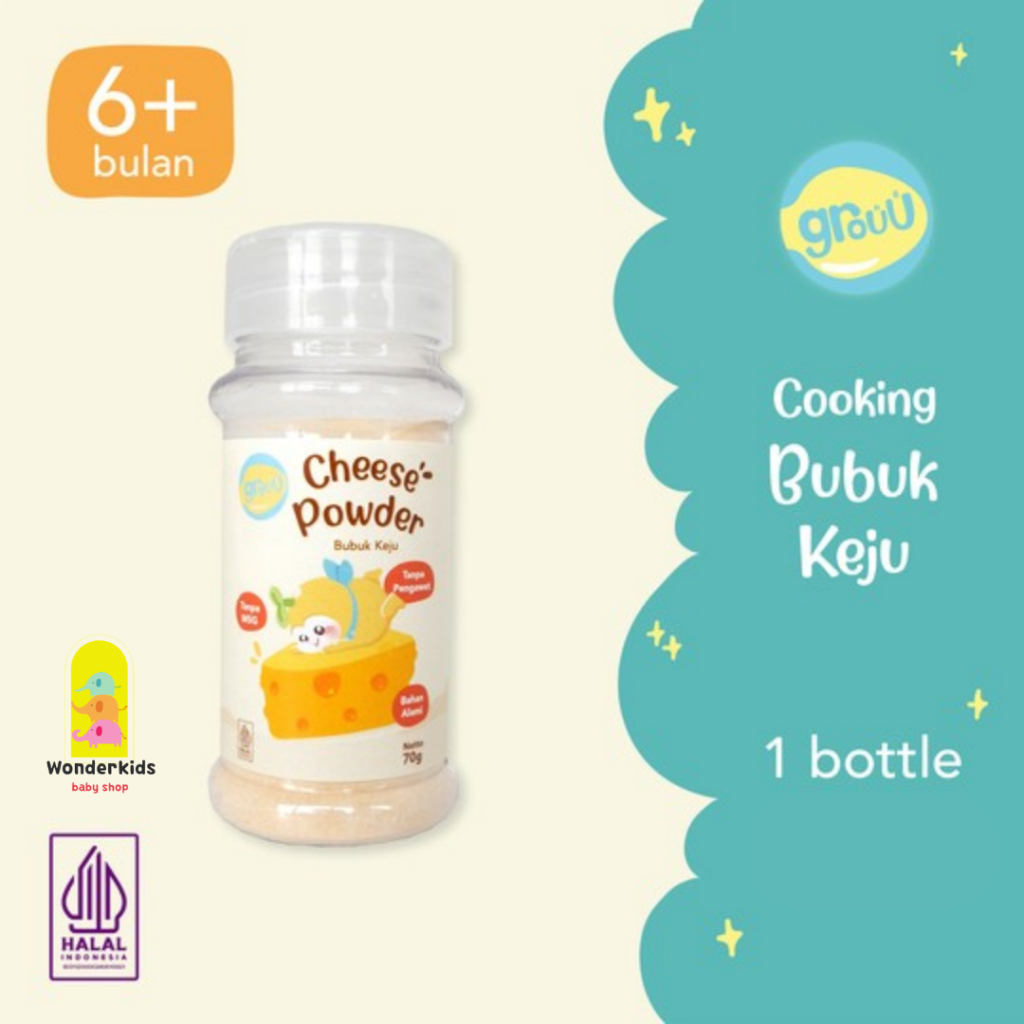 

Grouu - Cooking Powder / Bubuk Masak MPASI - Keju